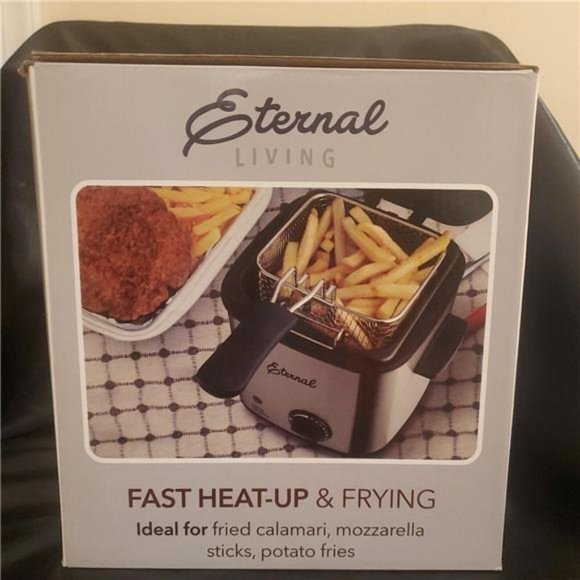 Deep Fryer Electric 1.6 QT with Stainless Steel Non Stick Basket - Picture 6 of 8